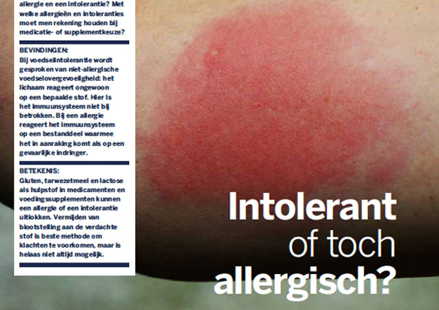 Intolerant of toch allergisch? - Han Siem - Medisch Centrum